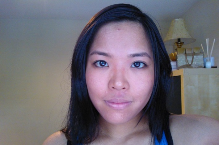 No makeup-blotchy skin day. 